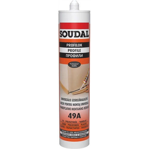 Soudal 49A szerelőragasztó 280ml
